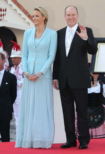 Il matrimonio civile di Charlene e Alberto di Monaco