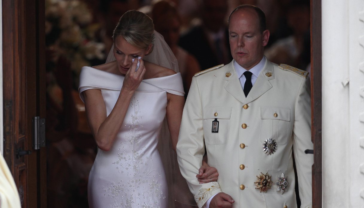 Le lacrime di Charlene di Monaco nel giorno del suo matrimonio