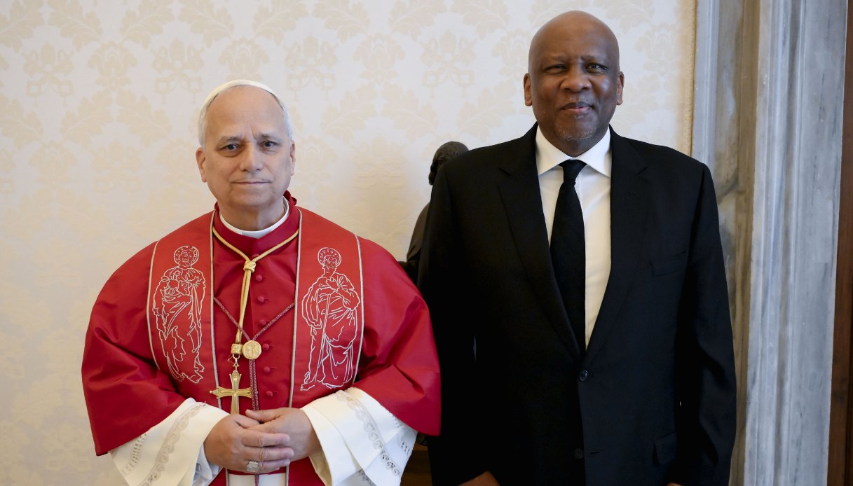 Papa Leone XIV e il Re del Lesotho