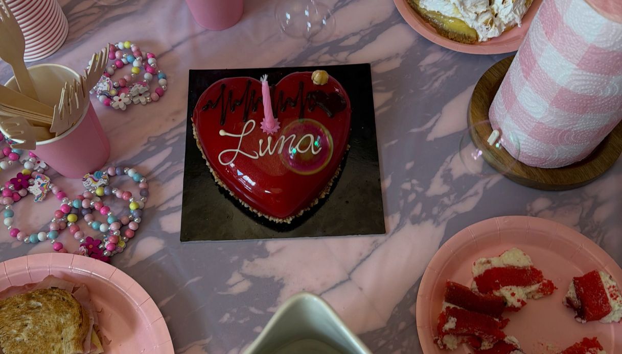 Figlia Belen, torta compleanno
