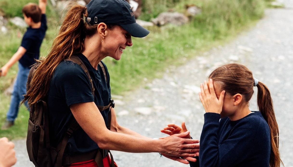 Kate Middleton, le foto inedite con William e i bambini dopo la scalata