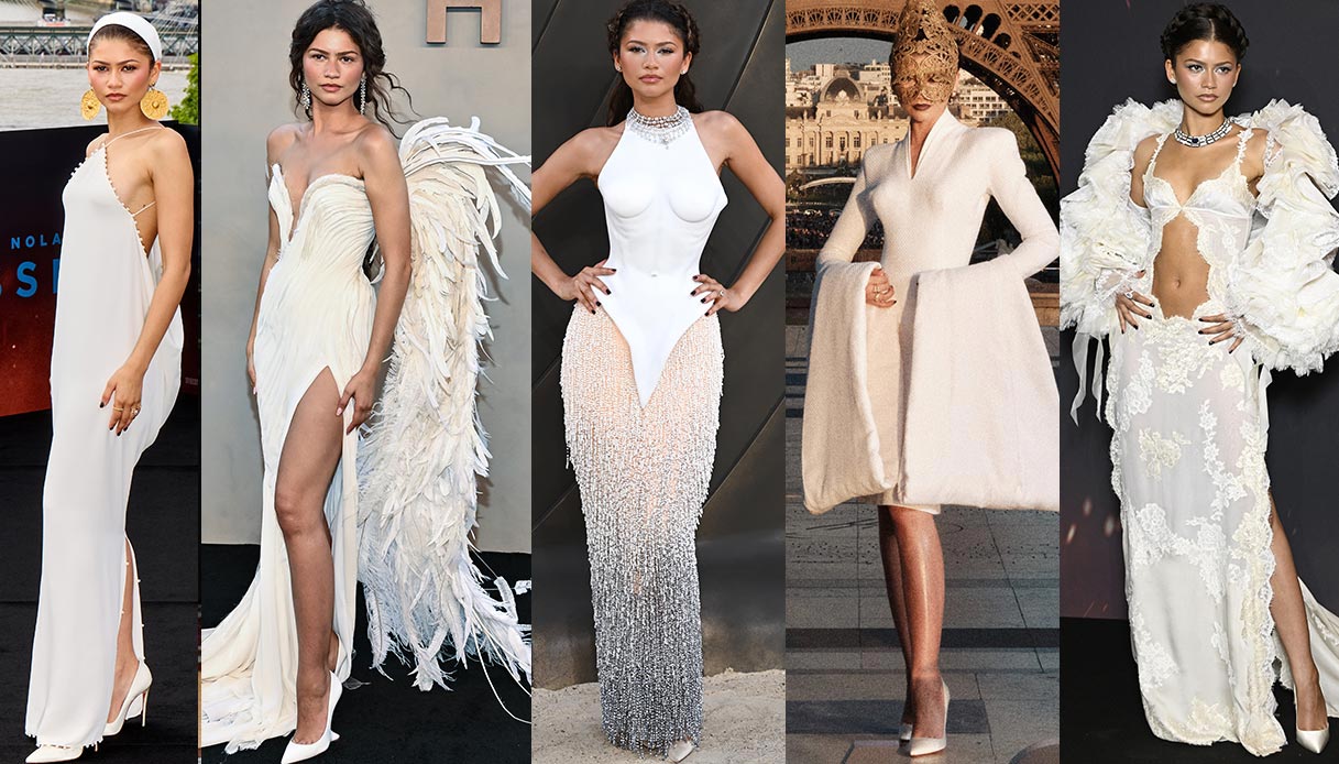 I look "divini" di Zendaya alle premiere mondiali di The Odissey