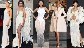 I look “divini” di Zendaya alle premiere mondiali di The Odissey