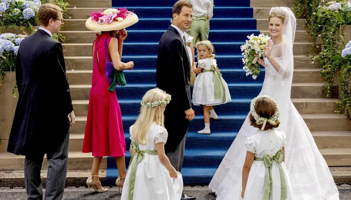 Il Principe ereditario Alois e la figlia Marie Caroline del Liechtenstein