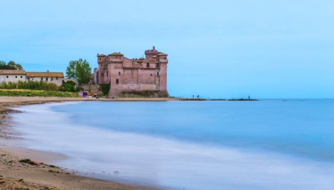 Castello Santa Severa panorama marittimo