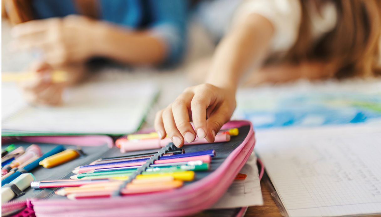 L'astuccio delle scuole medie