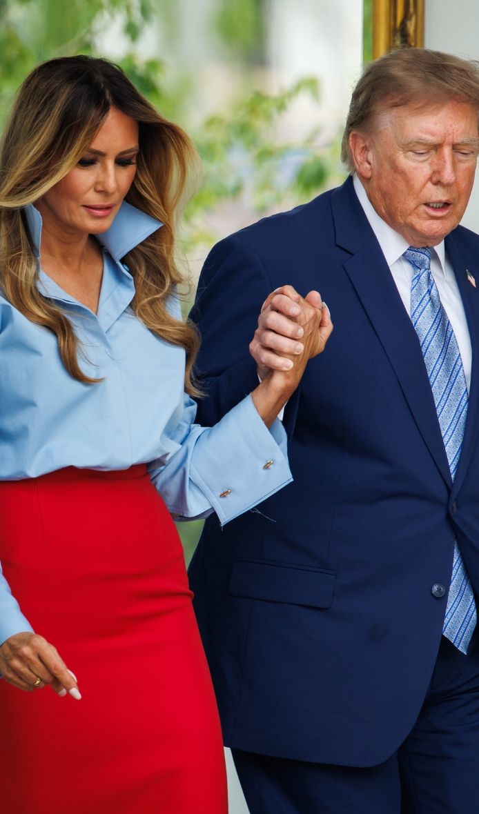 Il look di Melania Trump