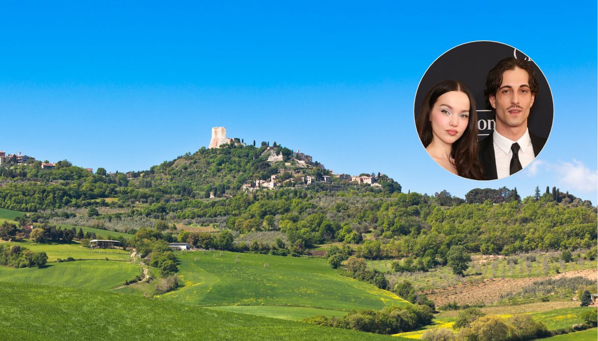 Castiglion del Bosco la location di lusso e la bellezza toscana per le nozze di Damiano David e Dove Cameron