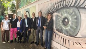Vedere con le mani: a Roma il murales che abbatte ogni barriera