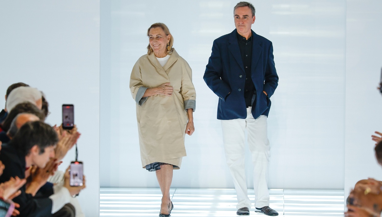 Miuccia Prada e Raf Simons