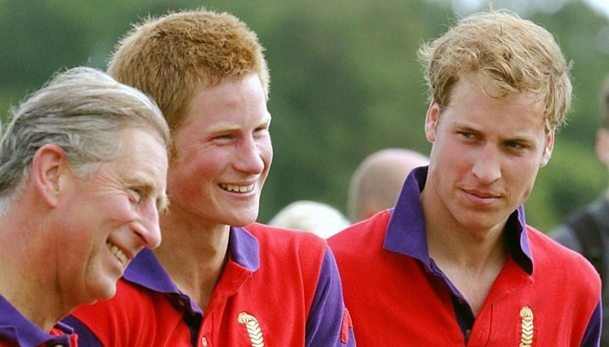 Re Carlo, William e Harry