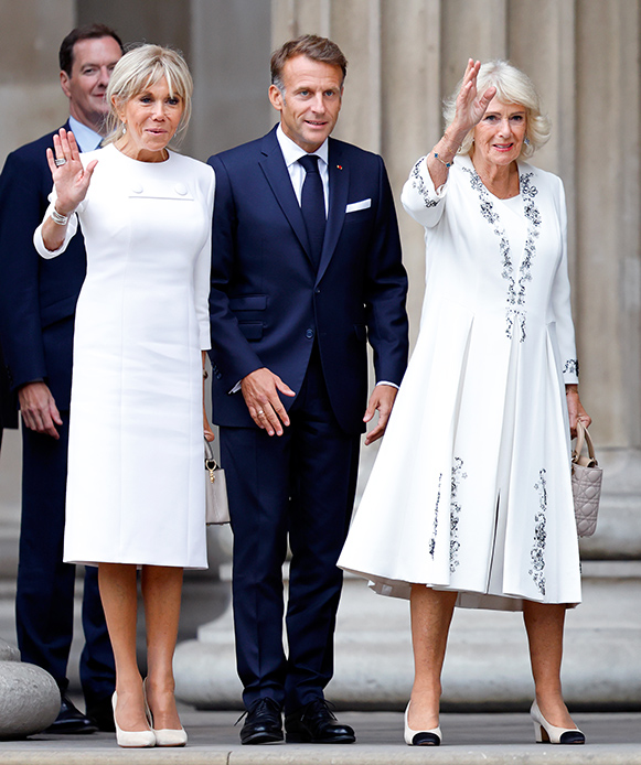 Brigitte Macron Emmanuel Macron Regina Camilla