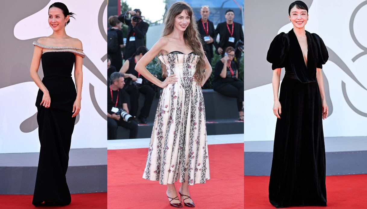 Venezia 2026, le pagelle dei look della quinta serata: Jeon Do-yeon regina in nero (7), Mara Lafontan romantica (8)