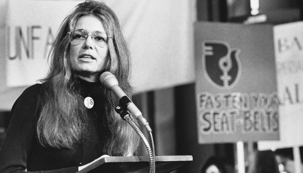 L'attivista femminista Gloria Steinem nel 1978