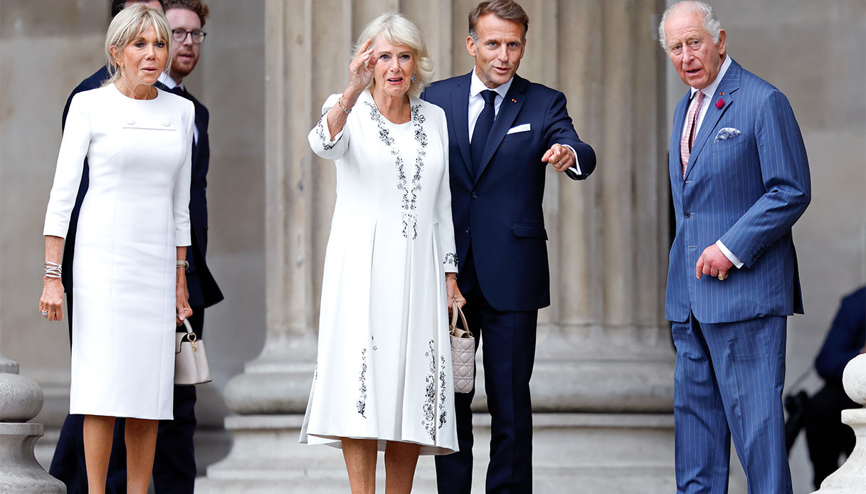 Brigitte Macron Camilla Emmanuel Macron Carlo