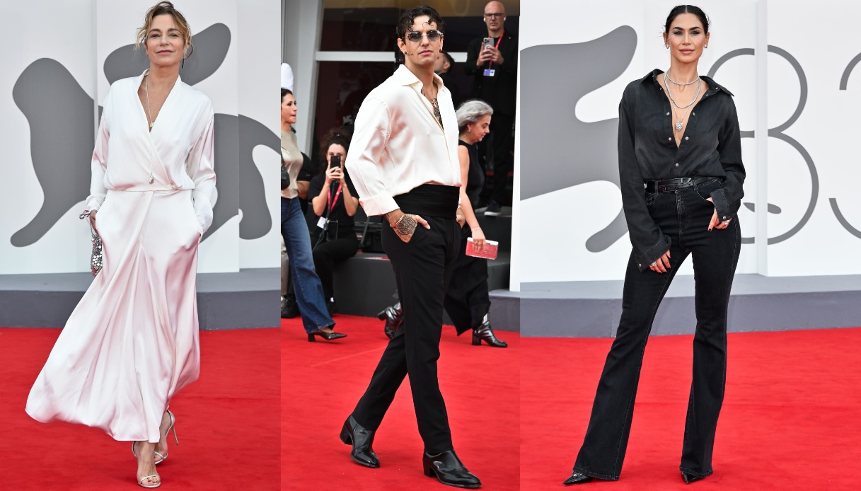 Venezia 2026, le pagelle dei look della nona serata: Achille Lauro dandy rock (9), Melissa Satta regina del denim (8,5)
