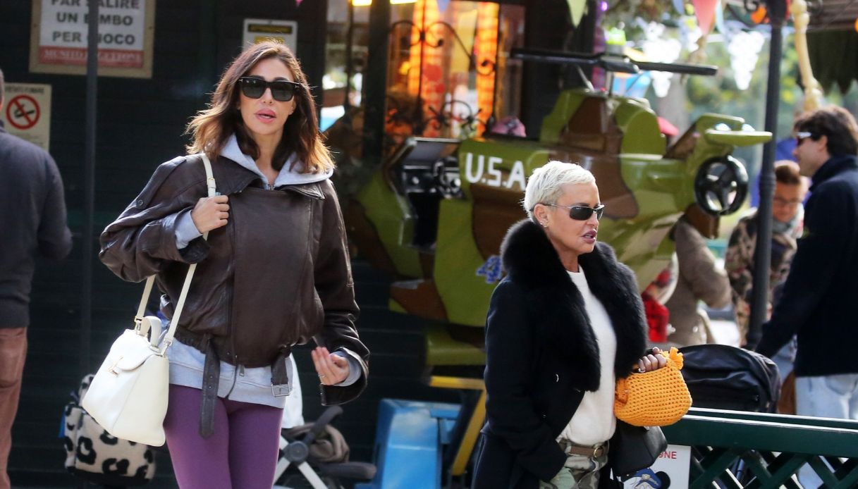Belen Rodriguez e l'amica del cuore Patrizia Griffini