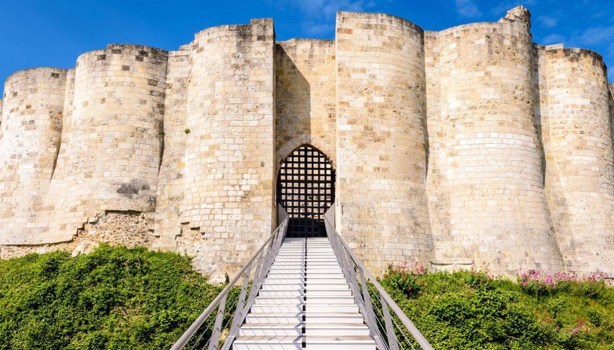 Chateau Gaillard, la scalinata