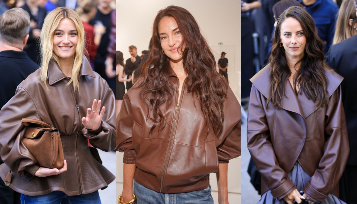 Giacche di pelle Settimana della moda di Parigi