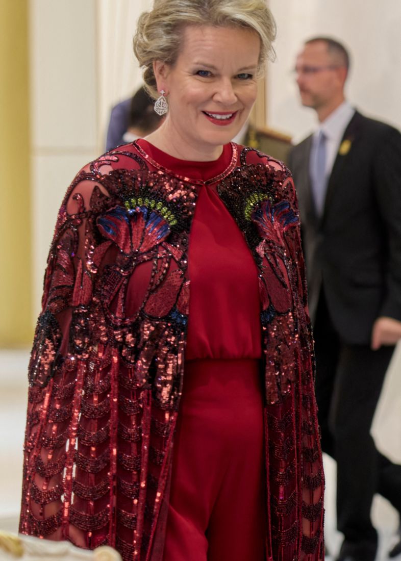 Il mantello di Matilde del Belgio in Kazakistan