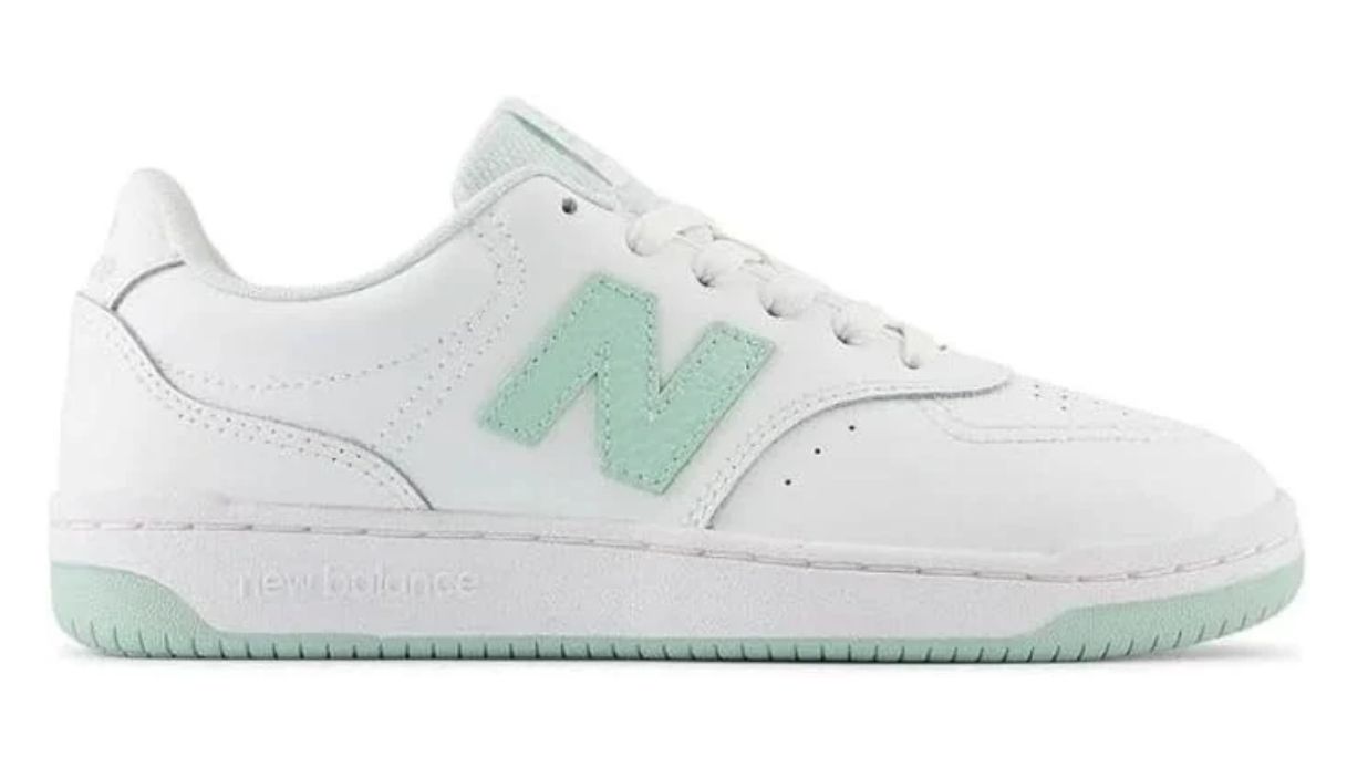 New Balance 80 Sneakers Donna verde salvia e bianco