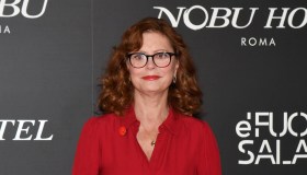 Susan Sarandon in total red alla Festa del Cinema di Roma 2026 per The Accompanist