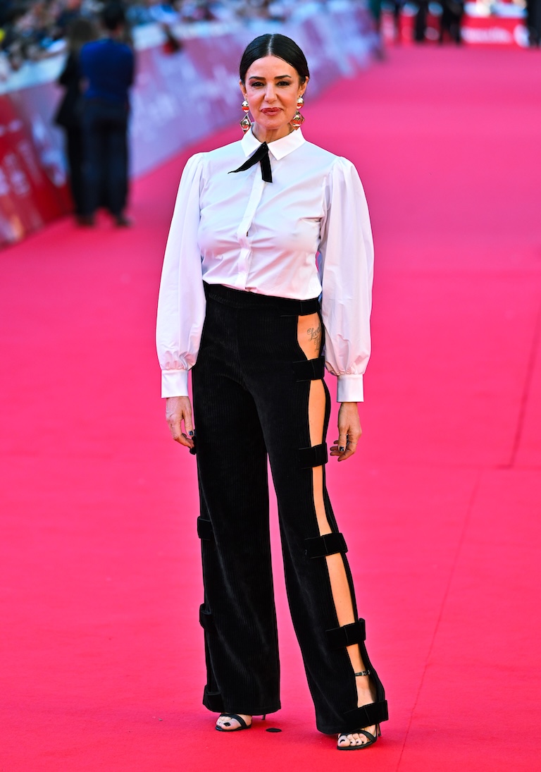 Alessia Fabiani, il look alla Festa del Cinema di Roma
