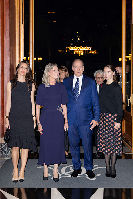 Charlotte Casiraghi Carolina di Monaco Alberto di Monaco Alexandra di Hannover