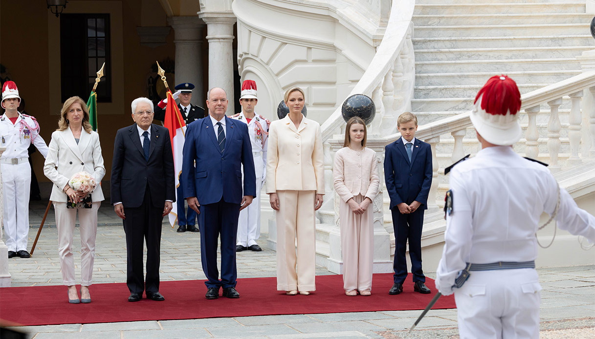 Laura Mattarella Sergio Mattarella Alberto di Monaco Charlene di Monaco Gabriella Jacques